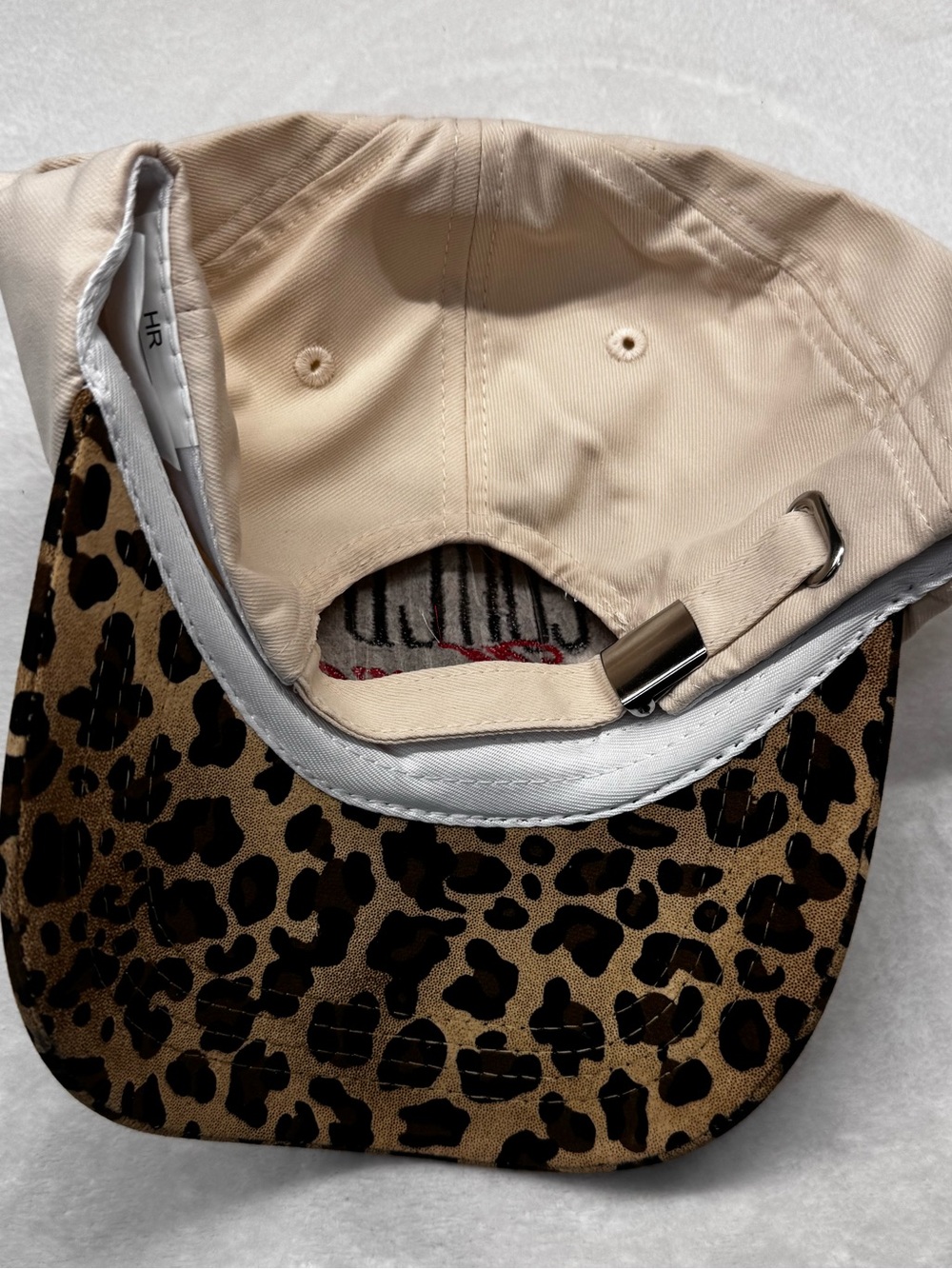 I Could Be Meaner Adjustable Animal Print Brim Embroidered Trucker Hat - Picture 4 of 4